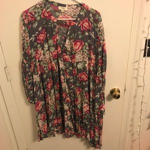Floral, flowy dress